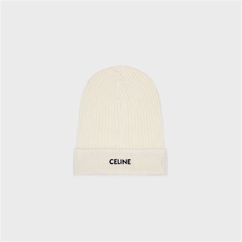 celine white beanie|celine beanie scarf.